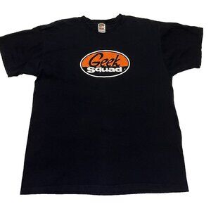 Geek Squad Fruit Of The Loom Heavy Cotton Mens XL Uniform Black T-Shirt Tee